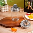 thumbnail image 2 of Citrus Lemon Orange Grapefruit Juicer Manual Squeezer Stainless Stee 304 l8, 2 of 9