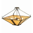 thumbnail image 3 of Meyda Tiffany 140660 Zandra 4 Light 43" Wide Semi-Flush Ceiling Fixture - Antique, 3 of 7