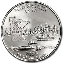 2005-P Minnesota State Quarter BU