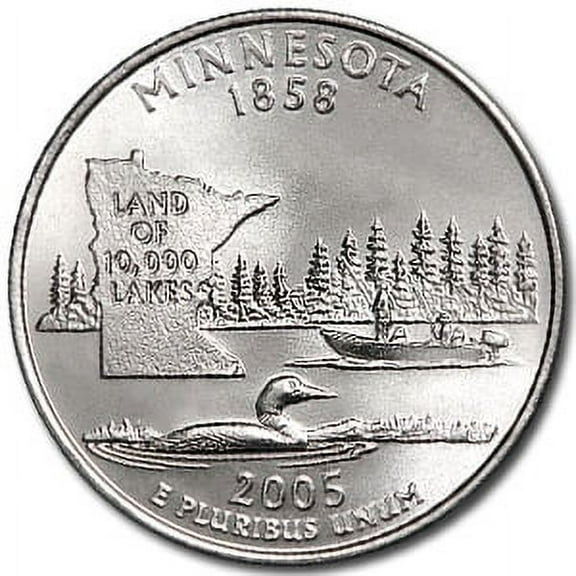 2005-P Minnesota State Quarter BU