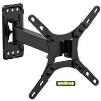 USX MOUNT Full Motion TV Wall Mount Monitor Mount Swivels Tilts Extension Rotation for 13-42 inch TV & Monitor Max VESA 200x200mm up to 55lbs