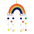 thumbnail image 1 of Rainbow Cloud Hanging Decor Kids Room Sala de estar Dormitorio Adorno colgante de pared de algodón, CH5A-7 sidaley HA8708-04B, 1 of 6