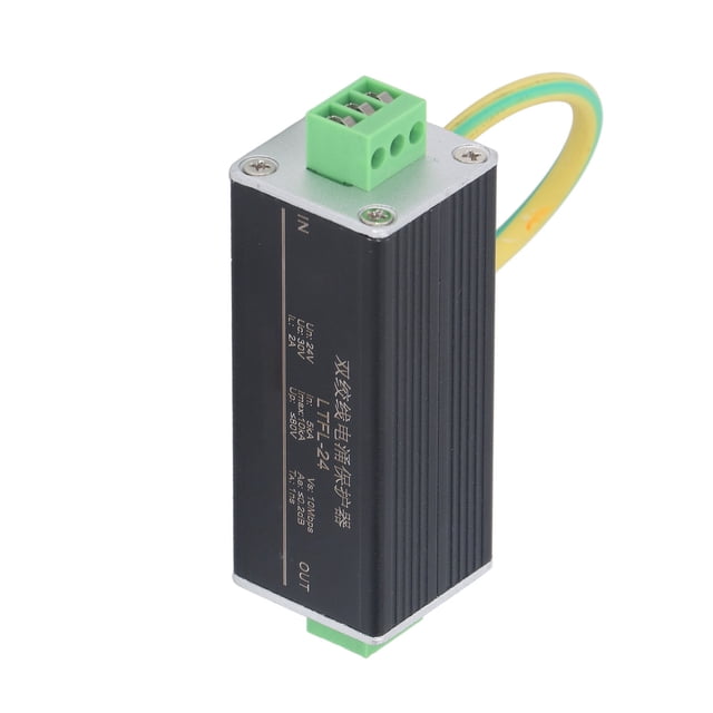 Protector Contra Sobretensiones De Circuito, Gran Capacidad De Corriente Transmisión De 10 Mbps Dispositivo De Protección De Pararrayos De 1 Vía De 24 V Fácil Instalación Para