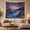 Glowing Beach, variant on Coastal Sunset Through an Open Window, Serene Coastal for Beach Lovers, Ocean View Wall Art, Housewarming Gift, Tapestry Wall Hanging for Bedroom and Living Room
