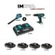 thumbnail image 2 of Combo de Sopladora Inalambrica + Taladro XPH01 + 4 Baterias 18 v y Cargador DUB362PT4 Makita Makita DUB362PT4, 2 of 5