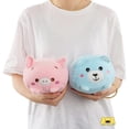 thumbnail image 6 of Kiddopark 8 inch Cute Pink Pig Plush Stuffed Animal Cylindrical Body Pillow,Super Soft Cartoon Hugging Toy Gifts for Bedding, 6 of 8
