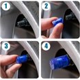 thumbnail image 5 of Tire Valve Stem Caps - 4 Pack Anti-Corrosion Premium Anodized Alloy Tyre Air Valve Caps Universal for Car SUV Bike Blue, 5 of 12
