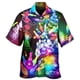 thumbnail image 5 of Blusa de manga corta de verano para playa, con estampado 3D, colorida, con botones de bolos, para hombre, camisa hawaiana, camisas de solapa de alta calidad para uso profesional, 5 of 5