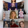 thumbnail image 5 of Millie Bobby Brown Blanket Sexy #2 Ultra Soft Flannel Fleece Blanket Stylish Bedroom Living Room Sofa Warm Blanket All Season Use 30""*40""（76 * 100cm）, Style-5, 5 of 6