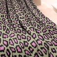 thumbnail image 3 of Flannel Fleece Leopard Print Throw Blanket - Soft, Cozy & Lightweight, Bed Blanket Accent for Couch and Room Decor, 50x60 inches, 3 of 5