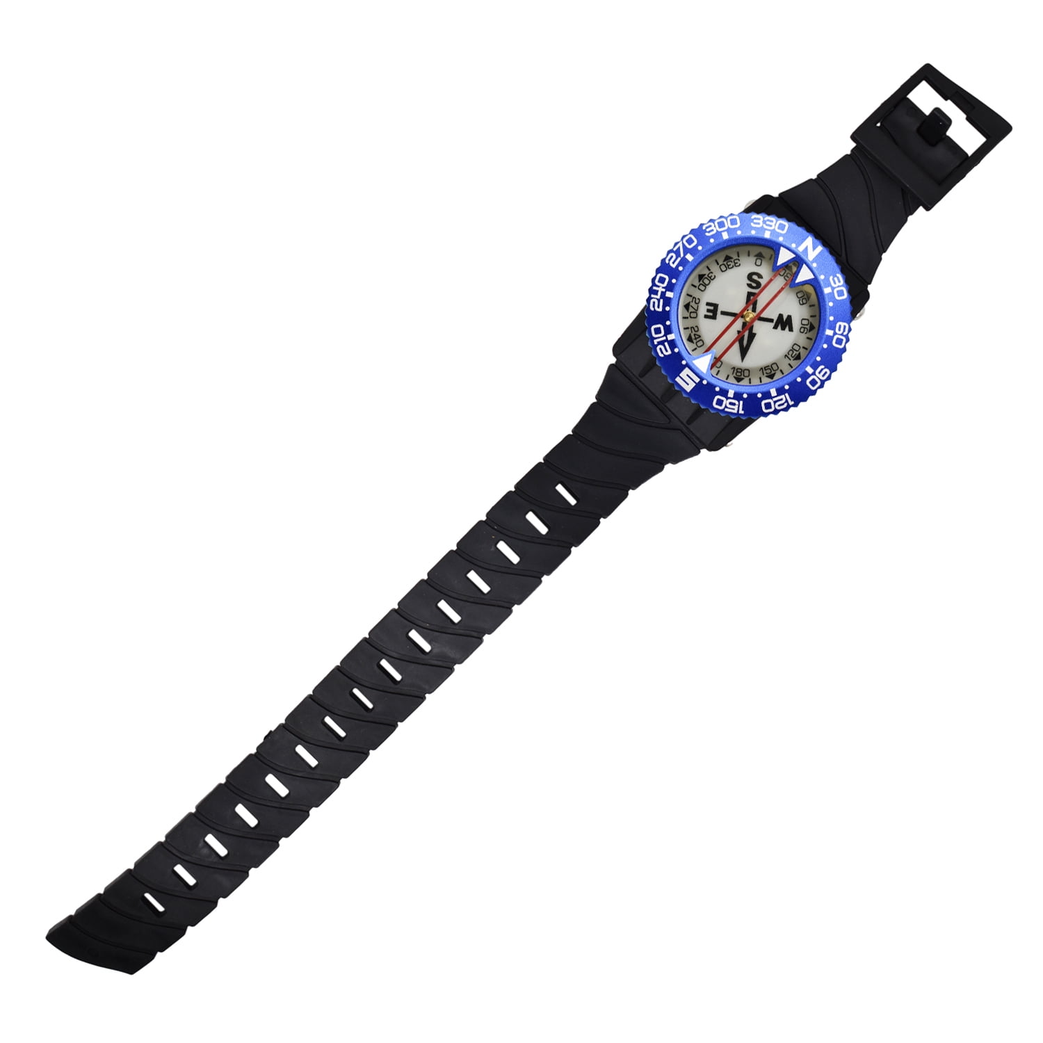 Scuba Choice Diving Deluxe Aluminum Frame Wrist Compass, Blue