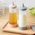 thumbnail image 4 of 3PACK 11.8 oz Plastic Squeeze Bottles Multipurpose Squirt Bottles For Condiments, Sauce,Dressing,Reusable Containers, 4 of 9