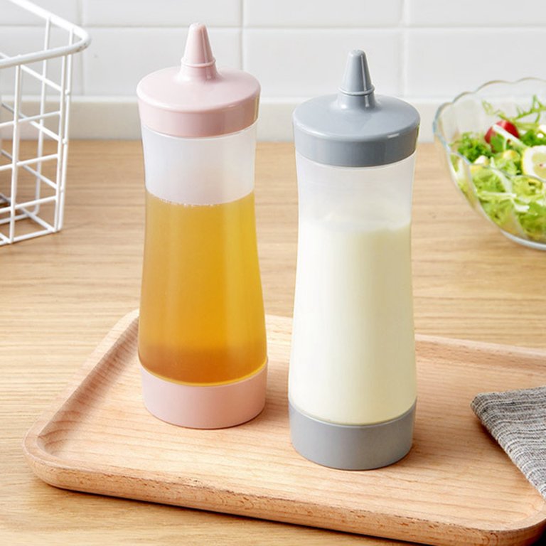 Leak Proof Refillable Condiment Container | Gray