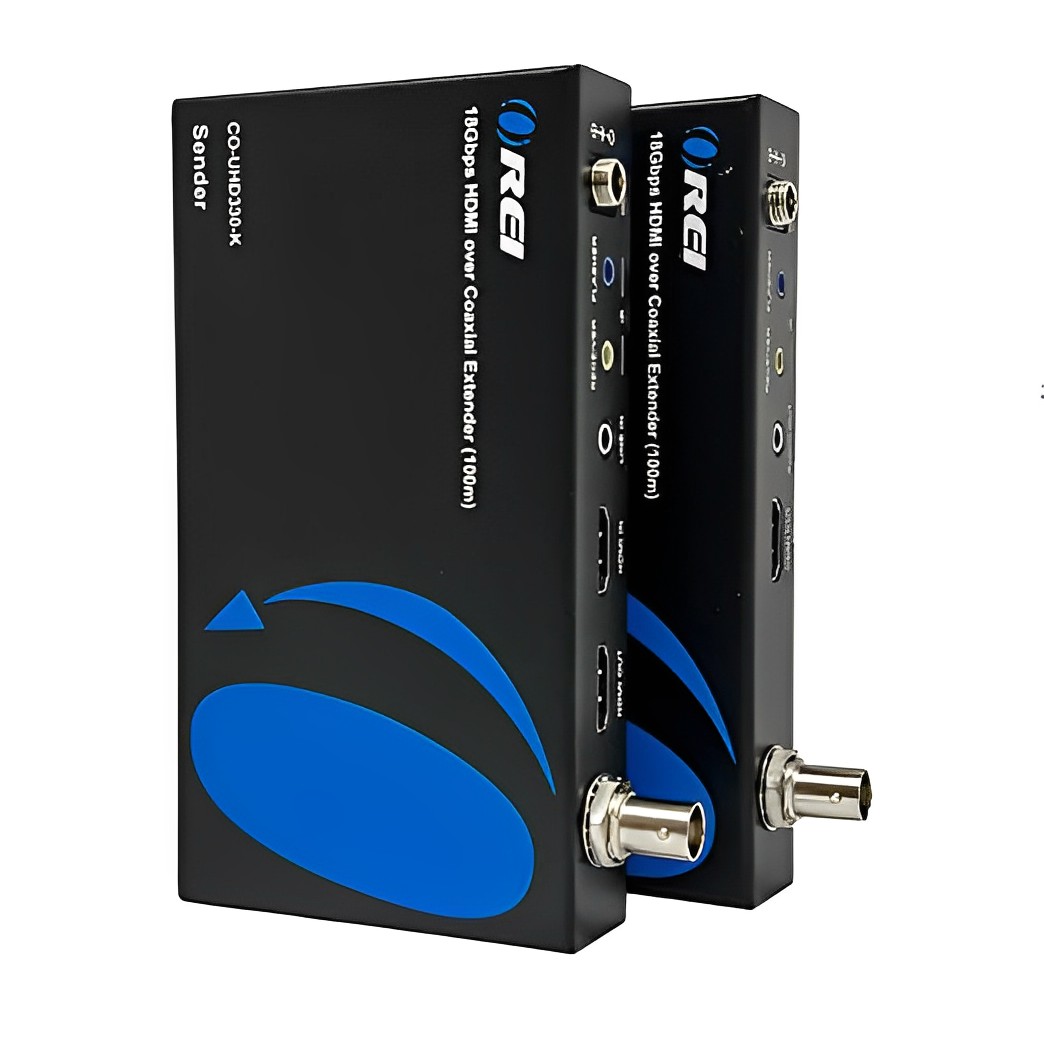 4K HDMI Over Coaxial Extender up to 330 Feet 4K60Hz Over 75 Ohm RG6 Copper Coaxial Cable