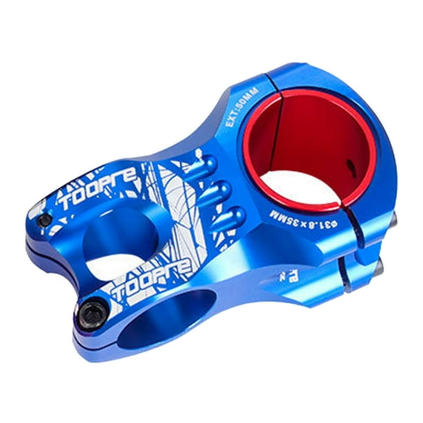 Vástago de ligero de 31,8mm/35mm, repuesto de manillar corto de 28,6mm para tubo de dirección de carretera , accesorios de azul Baoblaze Vástago de bicicleta de montaña