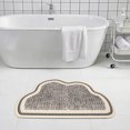 thumbnail image 2 of Ofertas Únicas 1Pc Alfombra de Baño Alfombra Beige Marrón [Encanto de Cuadrícula], 2 of 6