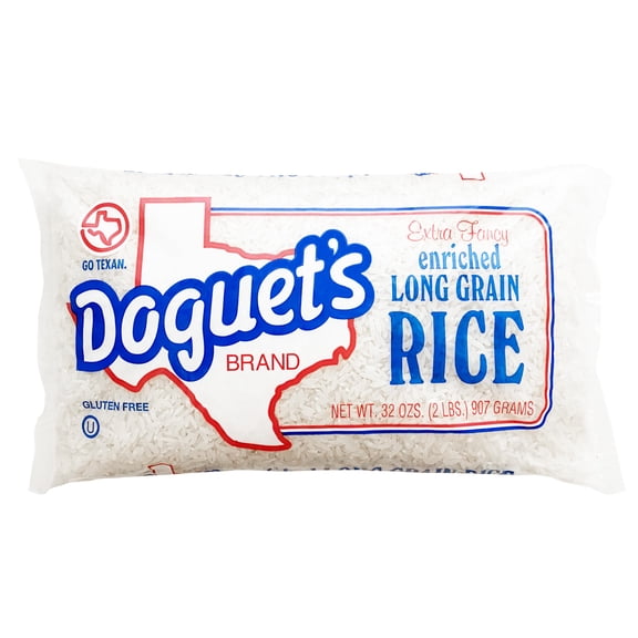 Doguet's Long Grain White Rice - Premium Extra Fancy, 2lb Bag