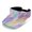 Rainbow Wave Pattern, variant on Adjustable Empty Top Sun Visor for Vacation Outdoor Sports, Polyester Fabric Adjustable Strap Sun Visor Cap, Rainbow Wave Pattern
