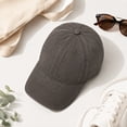 thumbnail image 5 of Washed Cotton Baseball Cap, Low Profile Adjustable Dad Hat for Casual Wear, TIKA, 5 of 7