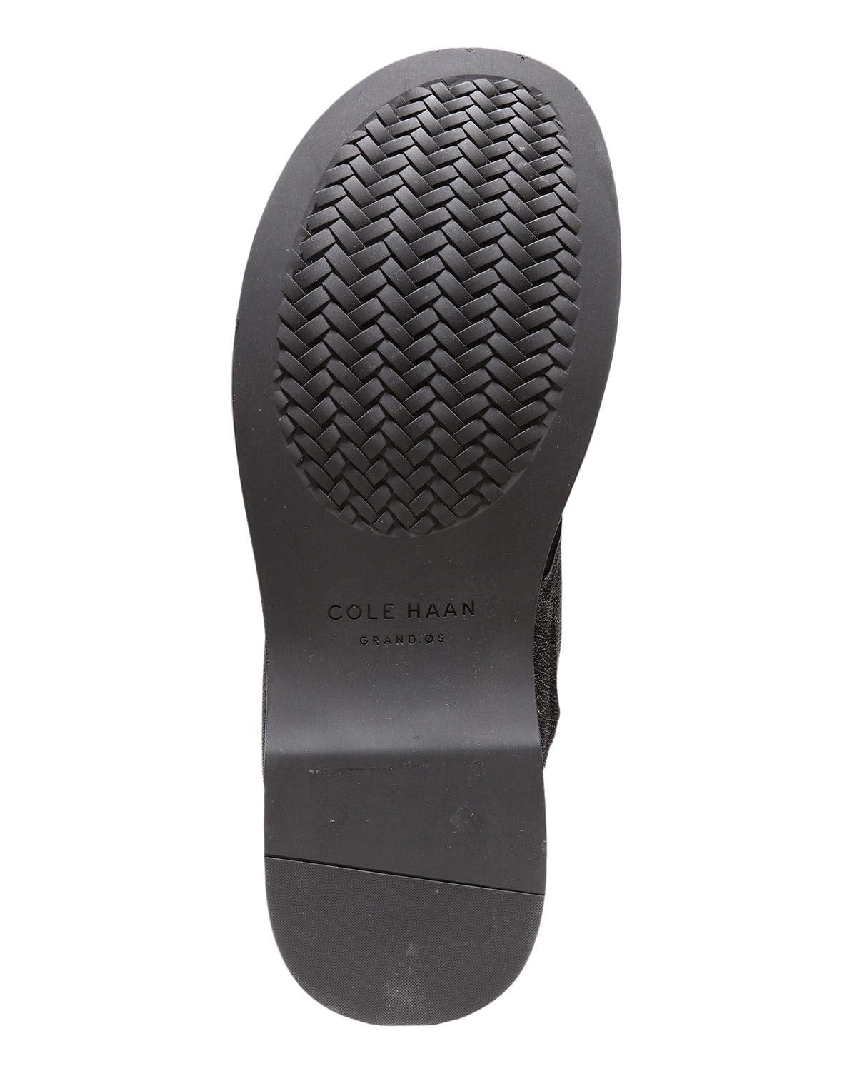 Cole Haan Mens Goldwyn 2.0 Leather Slide Sandals 8 M Black 