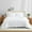 1-White, variant on 600 Thread Count Egyptian Cotton 3-Piece Pinch Pleated Duvet Cover Set with Zipper Closure - King Size ( 90" x 104" ) Inches, (Ivory)