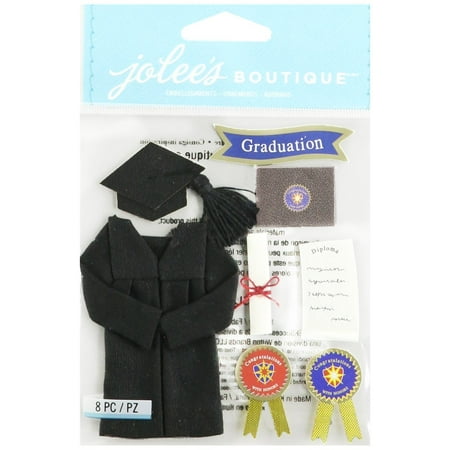 Dimensional Stickers Felt - Jolee's Boutique Dimensional Stickers, Graduation