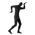 thumbnail image 4 of Disfraz de Zentai de cuerpo entero para adultos y niños, traje negro de licra, mono ajustado para Halloween, para hombres y mujeres, 4 of 5