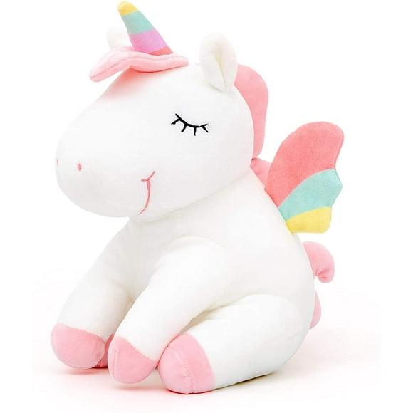 Unicorn Stuffed Animal Plush Toys Girls Gifts with Rainbow Wings 40cm Birthday Gifts Christmas gift for Friends Kids Adult