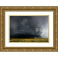 thumbnail image 1 of Schumacher, Nicolas 32x23 Gold Ornate Wood Framed with Double Matting Museum Art Print Titled - Gewitterfront, 1 of 4