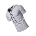 thumbnail image 2 of Qarigey Sudaderas de gimnasia con capucha para hombre a la moda y a la moda para entrenamientos Múltiples colores y tamaños disponibles Camisetas gris claro XXL, 2 of 6