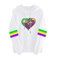 thumbnail image 2 of Xuyuer Women Mardi Gras Sweatshirt Mardi Gras Carnival Pullover Top Casual Long Sleeve, 2 of 4