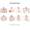 thumbnail image 3 of Labymos Electric Ferris Wheel 3D Wooden Puzzle DIY Assembly Building Craft Model Kit Home Decoration, 3 of 7