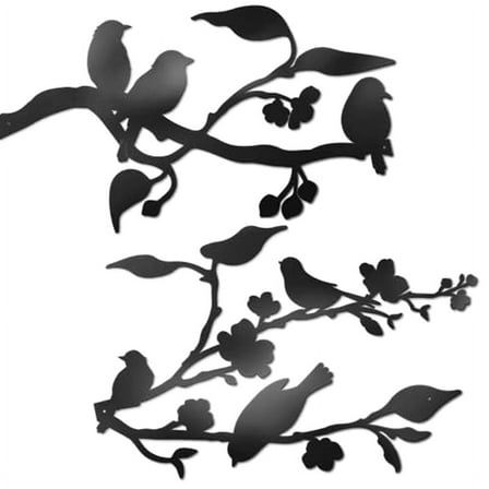 Metal Birds Wall Art - Decor Bird Outdoor