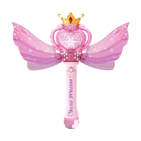 Máquina De Burbujas Automática Princess Bubble Wand Para Niñas De 3, 4, 5, 6, 7 Y 8 Años