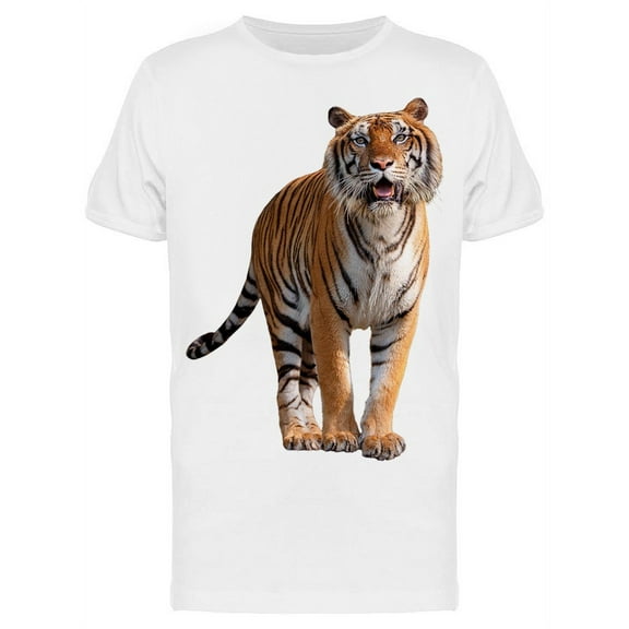 Bengal Tiger Looking To Camera T-Shirt Men -Image by Shutterstock, Male 3X-Large