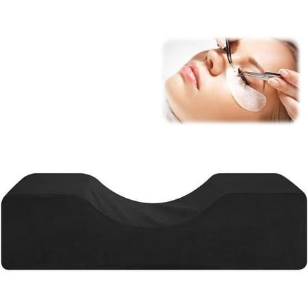 

Professional Eyelash Extension Pillow U-Shape Memory Foam Professional Beauty Salon Pillow Velvet Beauty Salon Pillow for Graft EyelashBlack Black Multicolored Fashion
