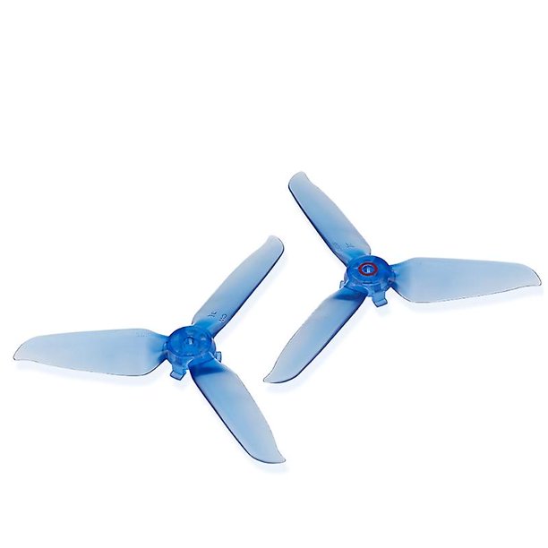 Blue Drone de alta velocidad con accesorios de 3 hojas para drones Fpv con marco de carreras