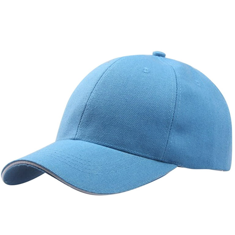 yinguo unisex baseball cap vintage washed plain baseball caps adjustable  casual dad ball hats for men women sky blue 