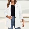 thumbnail image 3 of Vedolay Coats Suit Jackets for Women Casual Blazer Shawl Collar Long Sleeve Open Front Work Office Jackets,White XXL, 3 of 4