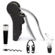 thumbnail image 1 of Aleación de zinc Metal Champagne Abrebotellas de vino Bar Sacacorchos Portátil Pro Bebidas Cocina Utensilios de cocina Suministros para fiestas Regalo Negro 5 piezas sidaley HA009138-02, 1 of 6