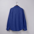 thumbnail image 5 of Patlollav Womens Corduroy Buttoned Cardigan Long Sleeve Lapel Padded Shirt Tops, 5 of 6