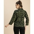 thumbnail image 4 of Moomaya Long Sleeve Shirt Collar Printed Top - Women's Stylish Georgette Top, 4 of 9