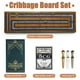 thumbnail image 2 of Juego de mesa Cribbage de madera con almacenamiento para viajes para niños y adultos, 2 of 7