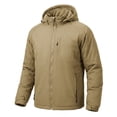 thumbnail image 2 of Iceglad Men's Thicker jacket Windbreaker, Full Zip Polyester Filled Sports Jacket with Pockets, Durable Outdoor Casual Outerwear for Fall Winter Layering, 2 of 8