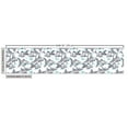 thumbnail image 3 of Fish Fabric by the Yard, Cartoon Style Outline Drawings of Underwater Element with Stripes, Decorative Upholstery Fabric for Sofas and Home Accents, Deep Sky Blue Indigo by Ambesonne, 3 of 5