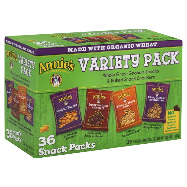 Annie's Organic Bunny Snacks Baked Graham Crackers & Graham Snacks