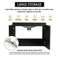 thumbnail image 3 of 24 Inch Floating Wall-Mounted Bathroom Vanity Cabinet With Ceramics Sink Countertop & Soft-Close Cabinet Door, 3 of 9