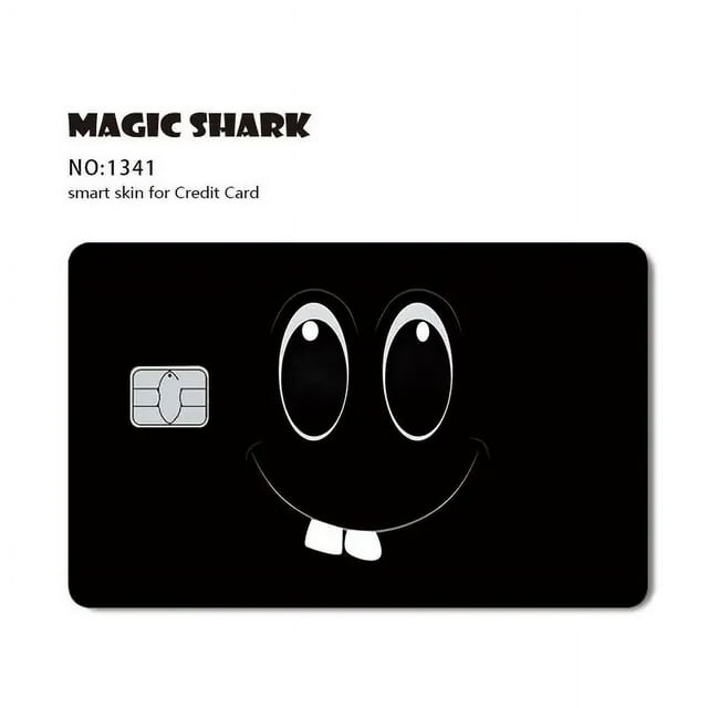 1pc Watemelon Gold Coin Hunter Anime Cartoon Smile Matte Front Cover Sticker Film Skin for Metro Debit Credit Card