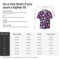 thumbnail image 5 of Gukieu Skull mushroom space Print Men's Short-sleeved Shirts, Button-down Pocket Shirts, T-shirts, Beach Vacation Travel Summer Clothing-Small, 5 of 5