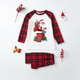 thumbnail image 5 of jjayotai Sets for Family Match Vacation Christmas 2 Piece Tops Pants Pajamas Night Gowns Set Couples 2024 Red 5T-Kid, 5 of 5